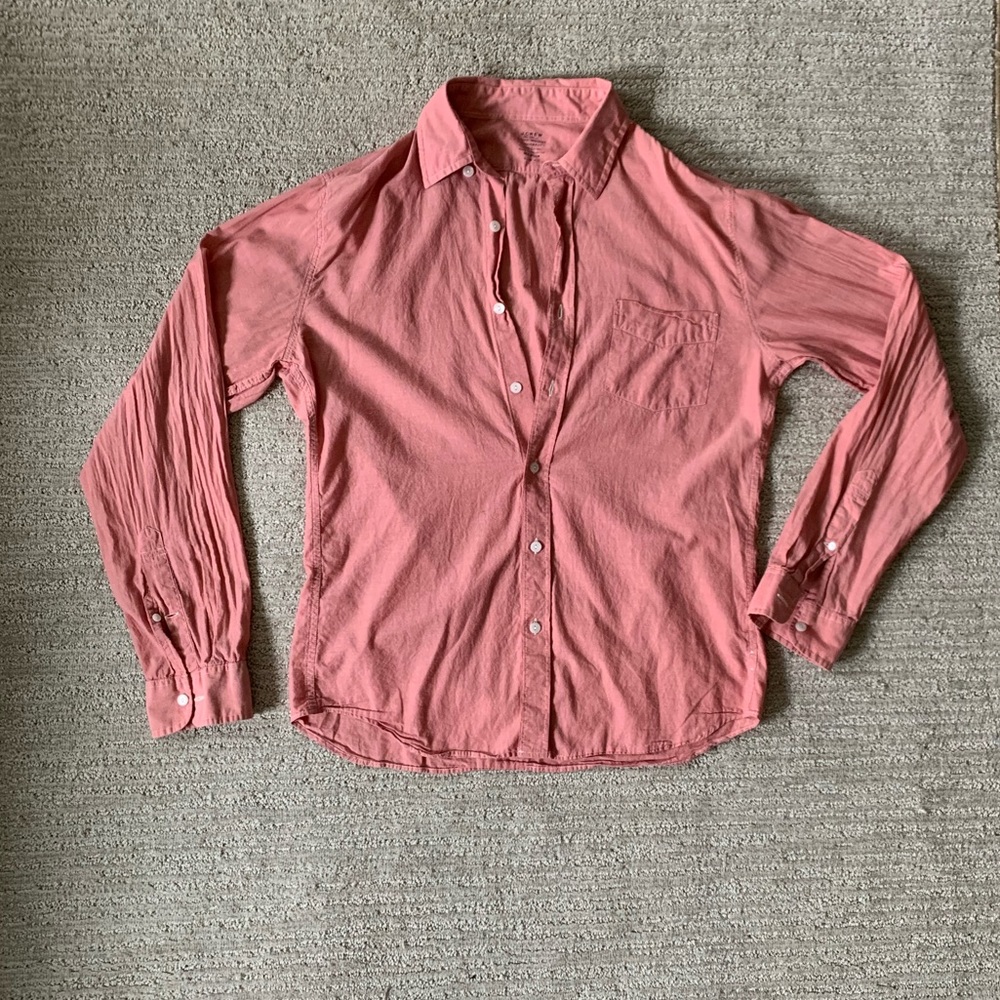 Mens J.Crew | Chambray Medium Slim | Button Shirt